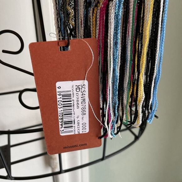 Missoni multicolored striped zigzag Scarf - Picture 4 of 5